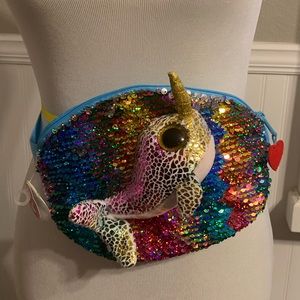 Calypso SEQUIN NARWHAL BELT BAG